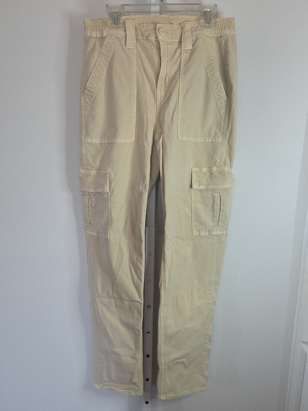 American Eagle Tan Beige High Rise Utility Cargo Pants Size 4 Regular 29x9